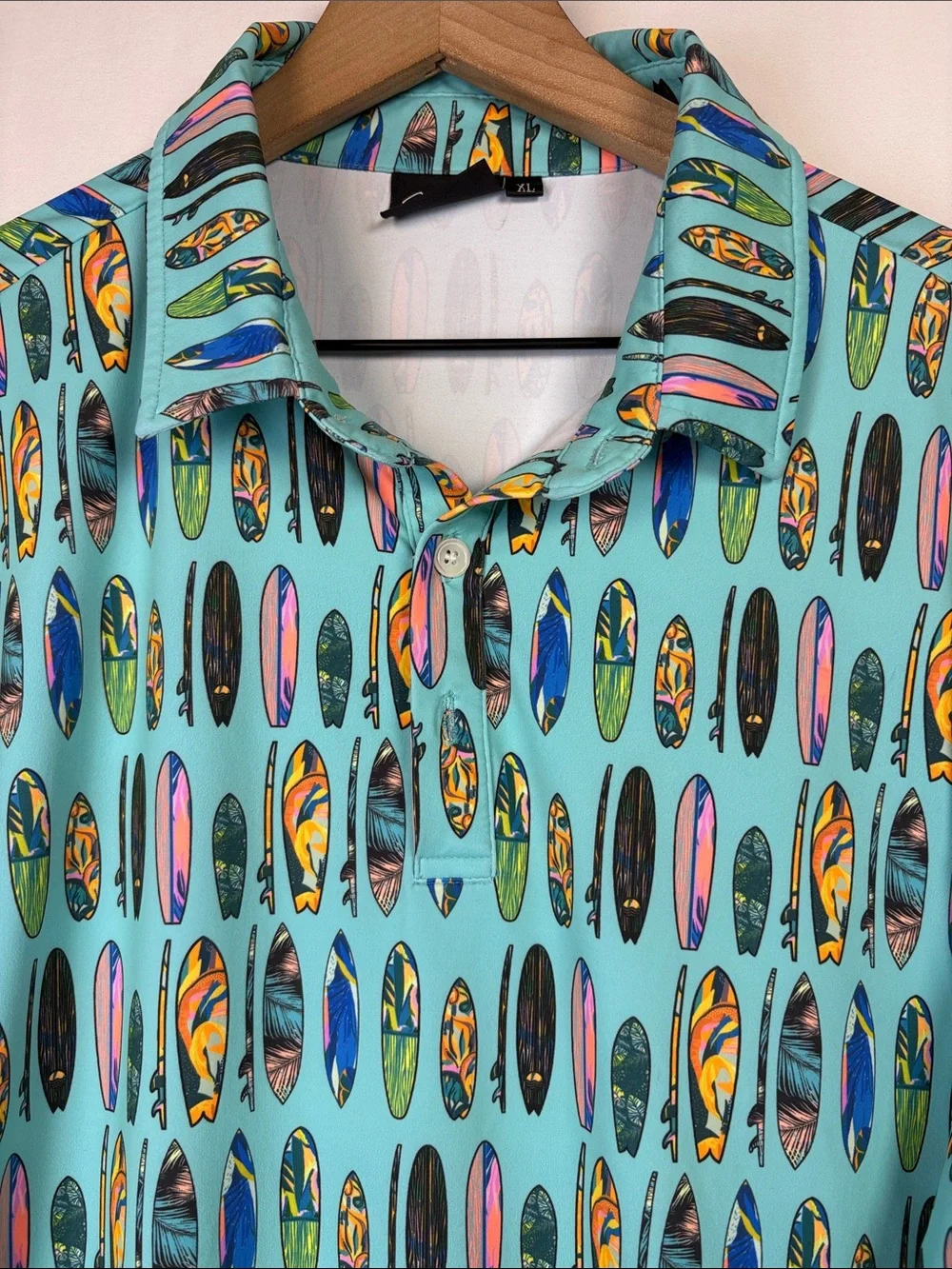 SUNDAY SWAGGER Men's Golf Polo Hang Ten Pullover Short Sleeve Shirt size XL
